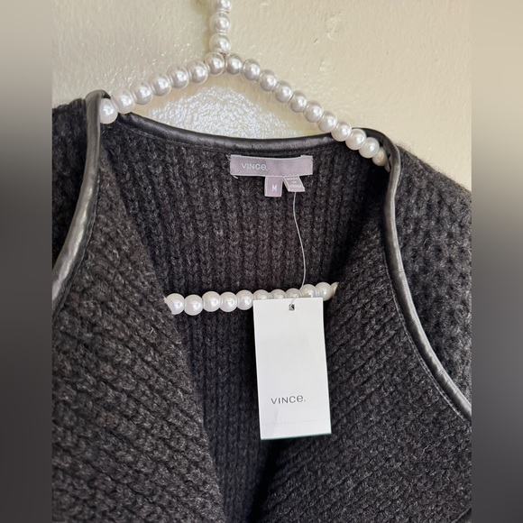 NWT Vince Wool Chunky Knit Cardigan Sweater - Picture 2 of 6